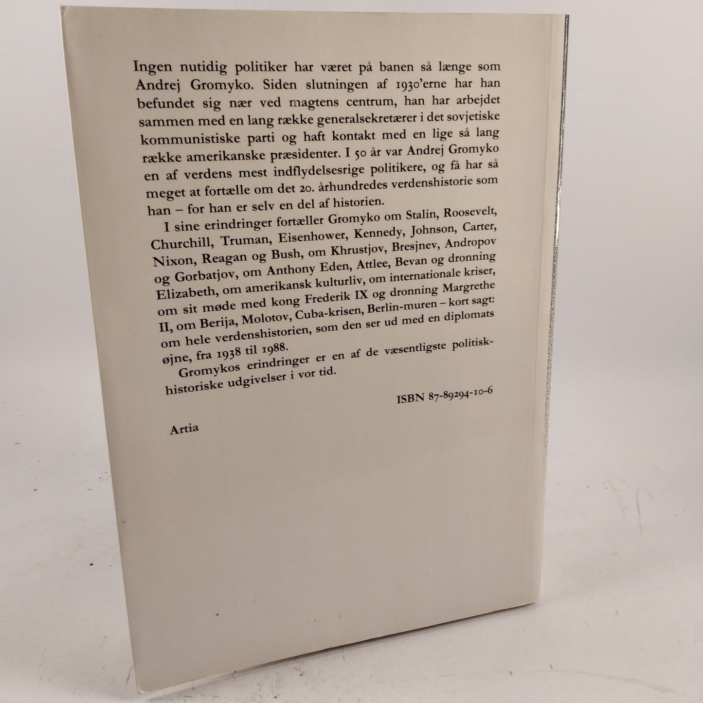 Erindringer af Andrek Gromyko