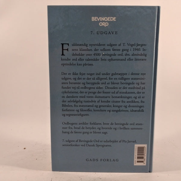 Bevingede ord af Pia Jarvad