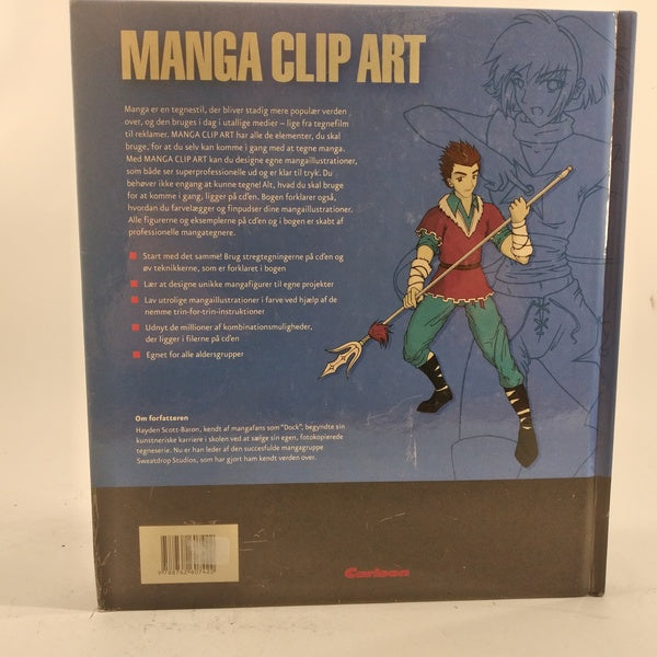 Manga clip art - lav din egen professionelle mangakunst på computeren af Hayden Scott Baron