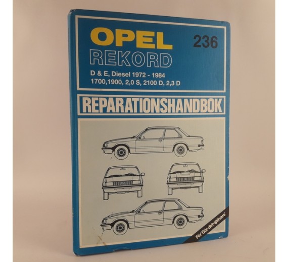 Opel Rekord D & E diesel 1972-1984 Reperationshåndbog