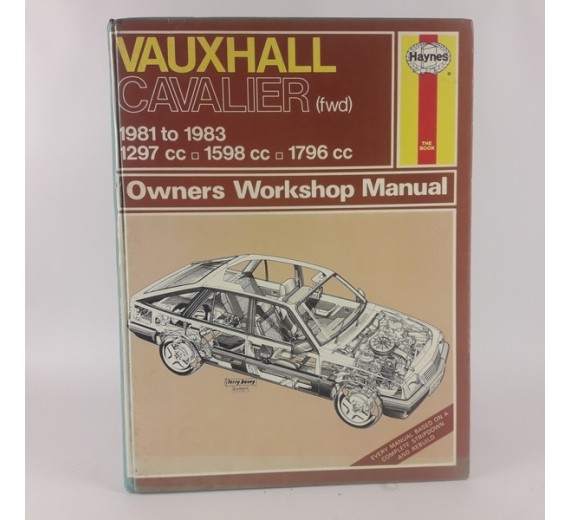 Vauxhall Cavalier (fwd) 1981 to Sept 1986. 1297 cc, 1598 cc, 1796 cc
